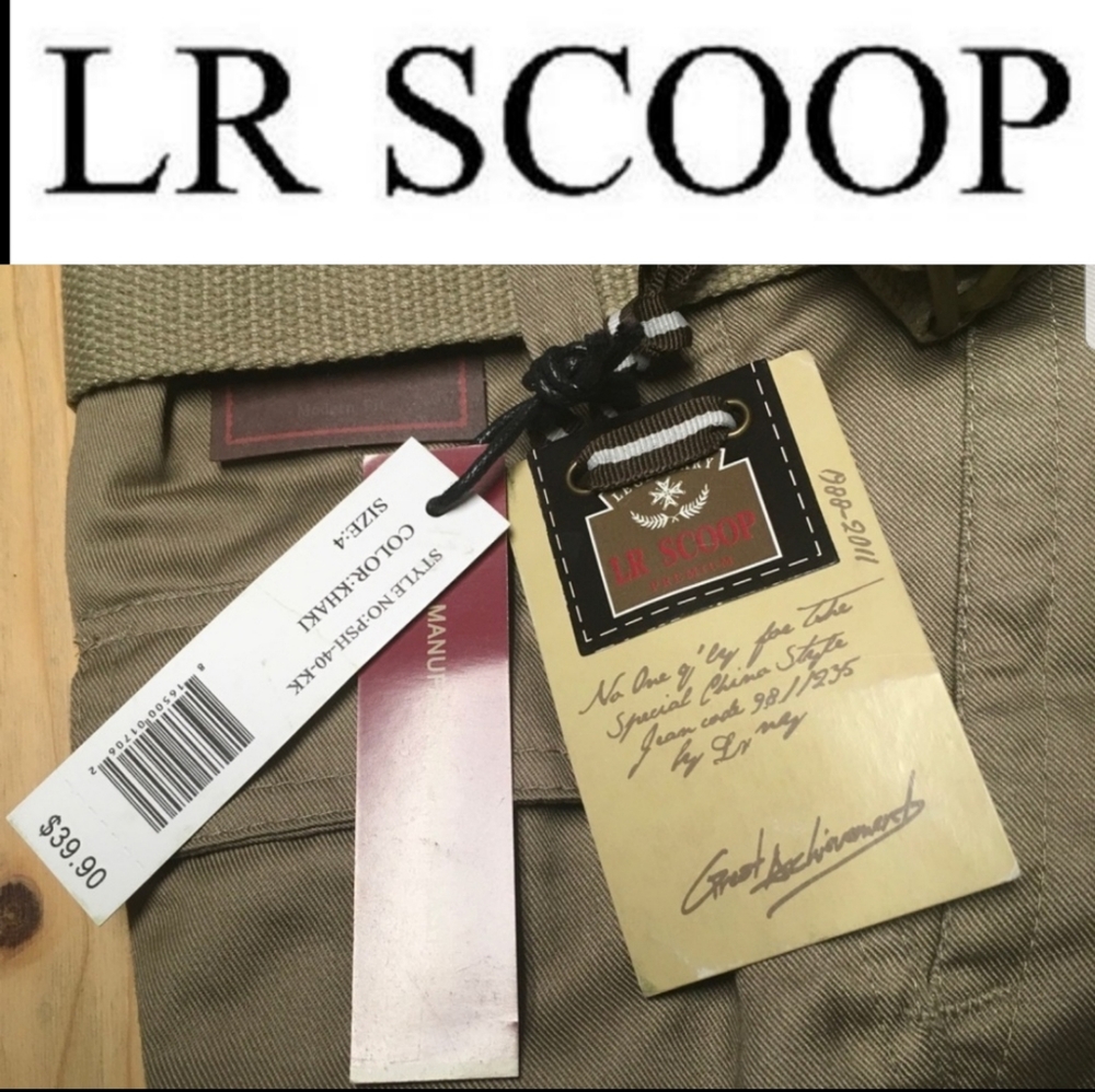 Premium L R Scoop Boys Cargo Pant